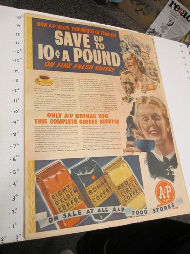 Newspaper 1939 p - ad, grocery