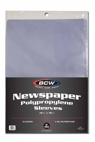 Newspaper sleeves 14x19 - 14x19,