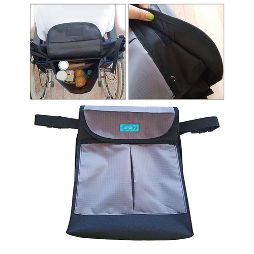 Cloth wheelchair back bag - back,