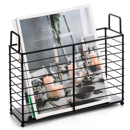 Metal magazine rack newspaper - metal,